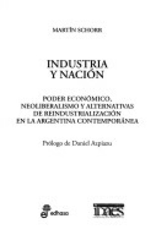 Cover of Industria y Nacion