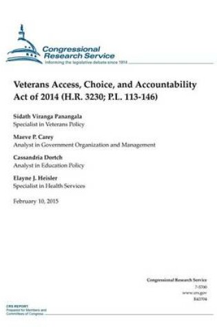 Cover of Veterans Access, Choice, and Accountability Act of 2014 (H.R. 3230; P.L. 113-146)