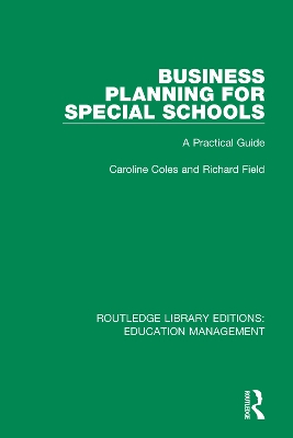 Book cover for Business Planning for Special Schools