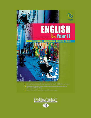 Book cover for English in Year 11