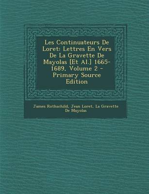 Book cover for Les Continuateurs de Loret