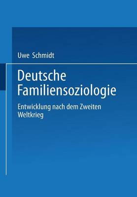 Book cover for Deutsche Familiensoziologie