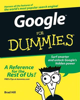 Book cover for Google For Dummies