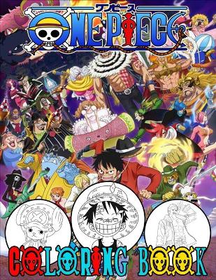 Book cover for One piece Coloring Book