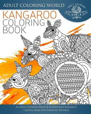 Book cover for Kangaroo Coloring Book