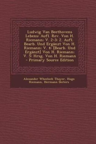 Cover of Ludwig Van Beethovens Lebens