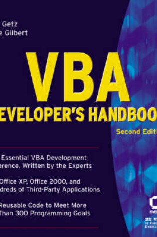 Cover of VBA Developer's Handbook