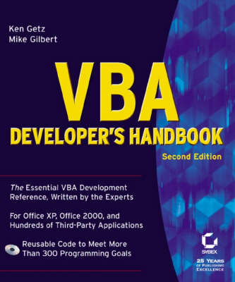 Book cover for VBA Developer's Handbook