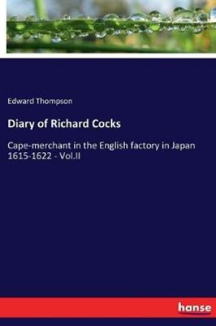 Cover of Diary of Richard Cocks