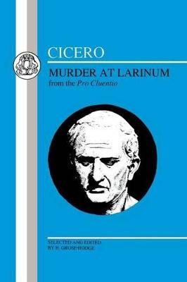 Book cover for Cicero: Murder at Larinum