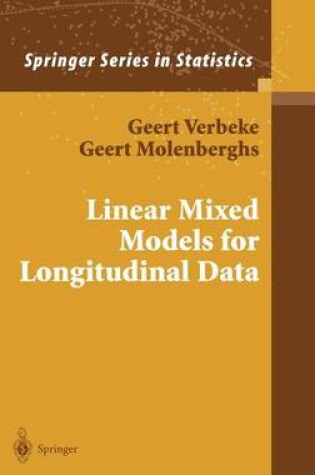 Cover of Linear Mixed Models for Longitudinal Data. Springer Series in Statistics.