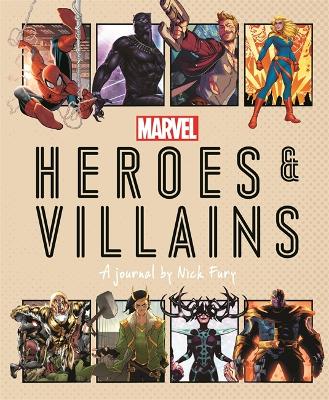Book cover for Marvel Heroes and Villains
