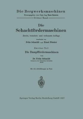 Book cover for Die Schachtfoerdermaschinen