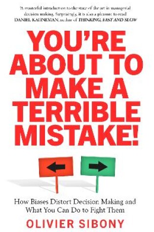 Cover of You'Re About to Make a Terrible Mistake!