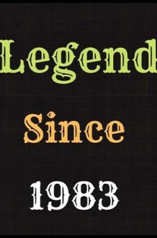 Cover of Legend Since 1983 Notebook Journal