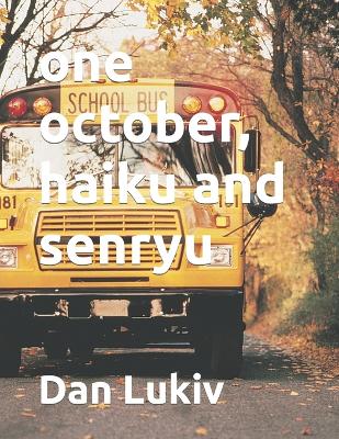 Book cover for one october, haiku and senryu