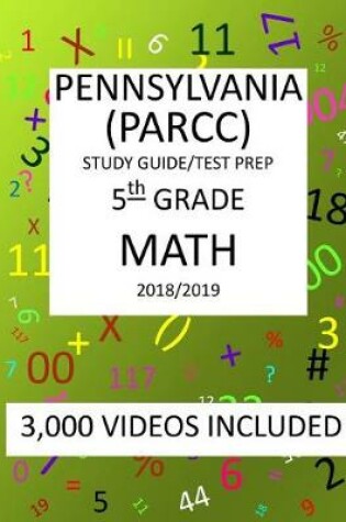 Cover of 5th Grade PENNSYLVANIA PSSA, 2019 MATH, Test Prep