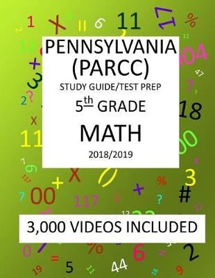 Book cover for 5th Grade PENNSYLVANIA PSSA, 2019 MATH, Test Prep