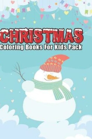 Cover of christmas coloring books for kids pack
