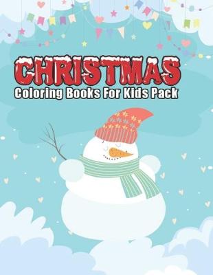 Book cover for christmas coloring books for kids pack