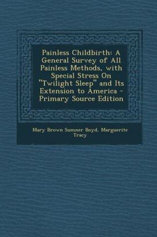 Cover of Painless Childbirth