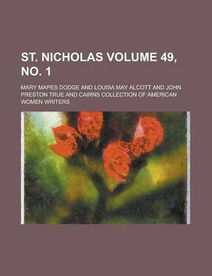 Book cover for St. Nicholas Volume 49, No. 1