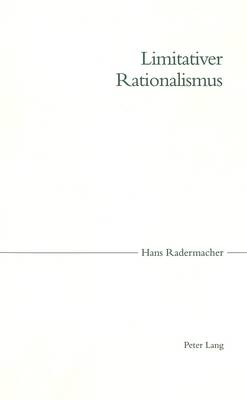 Cover of Limitativer Rationalismus