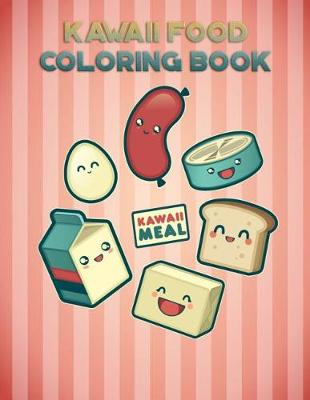 Book cover for Kawaii Food Coloring Book