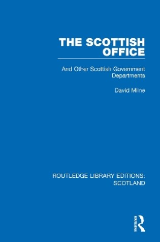 Cover of The Scottish Office