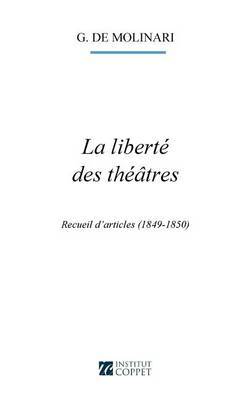 Book cover for La liberte des theatres