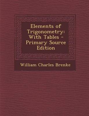 Book cover for Elements of Trigonometry