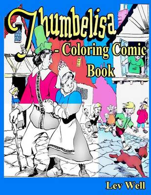 Book cover for Thumbelisa - Coloring Comic Book