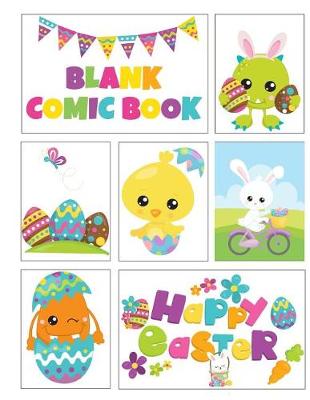 Book cover for Blank Comic Book Happy Easter