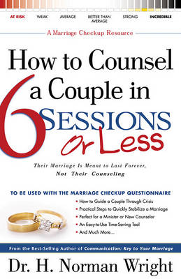 Book cover for How to Counsel a Couple in 6 Sessions or Less