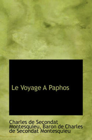 Cover of Le Voyage a Paphos