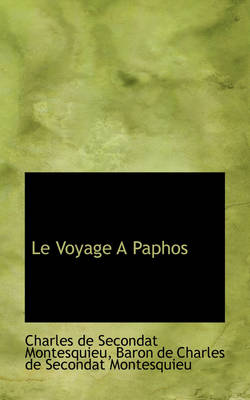 Book cover for Le Voyage a Paphos