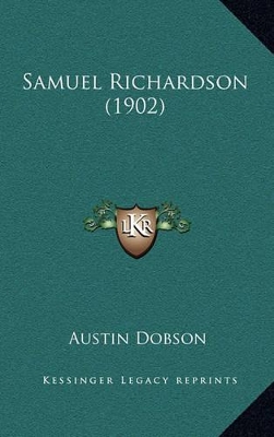 Book cover for Samuel Richardson (1902)