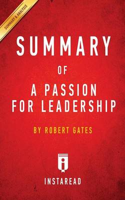 Book cover for Summary of A Passion for Leadership