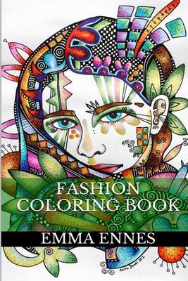 Book cover for Fashion Coloring Book