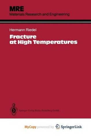 Cover of Fracture at High Temperatures