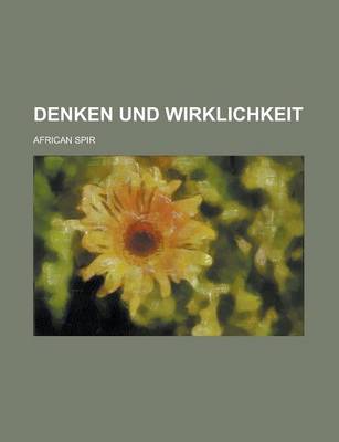 Book cover for Denken Und Wirklichkeit