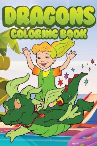 Cover of Dragons coloring book