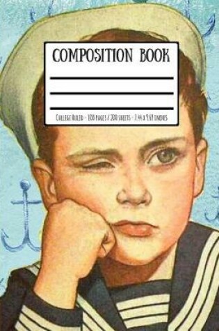 Cover of Sulky Sailor Boy Composition Book