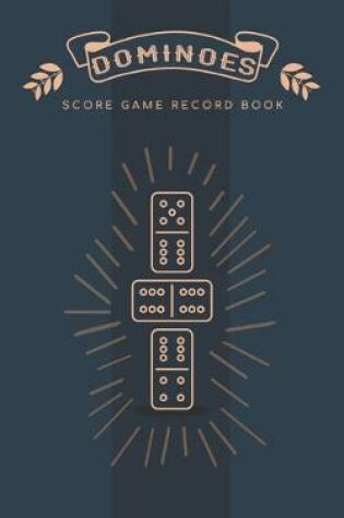 Cover of Dominoes Score Game Record Book