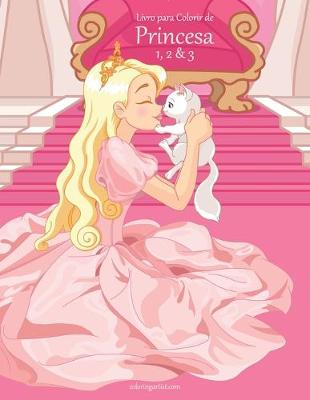 Cover of Livro para Colorir de Princesa 1, 2 & 3