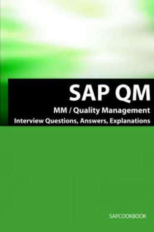 Cover of SAP QM Interview Questions, Answers, Explanations