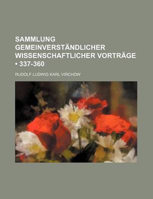 Book cover for Sammlung Gemeinverstandlicher Wissenschaftlicher Vortrage (337-360)