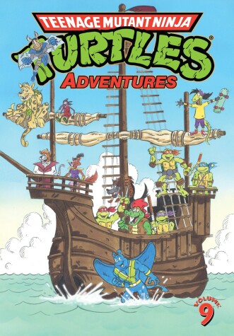 Book cover for Teenage Mutant Ninja Turtles Adventures Volume 9