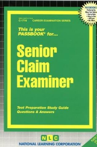 Cover of Senior Claim Examiner