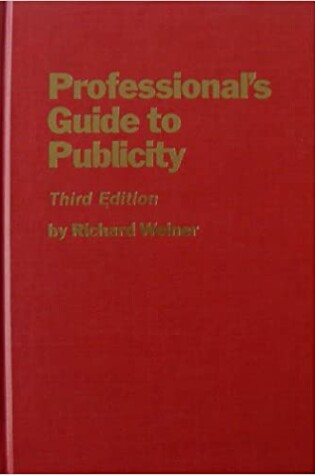 Cover of Professional's Guide to Publicity